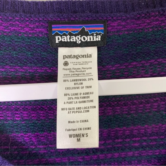 Patagonia womens Rios secret long sleeve lambswool sweater dress M - Picture 4 of 5